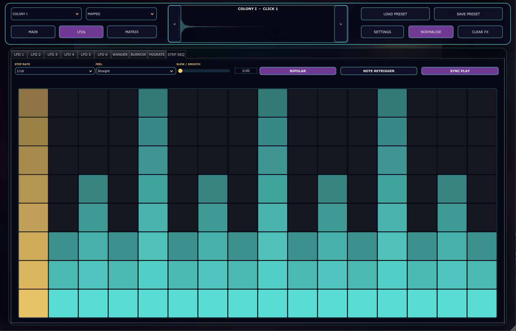 XenoCricket Step Sequencer